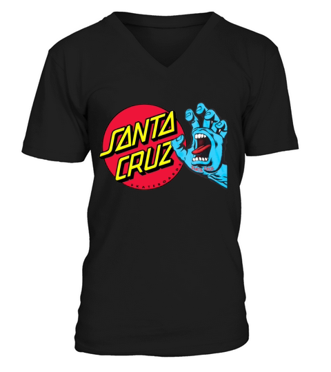 santa cruz V-Neck T-shirt