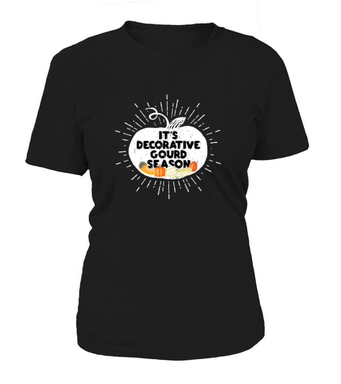 Its Decorative Gourd Season Thanksgiving Graphic Women's T-Shirt