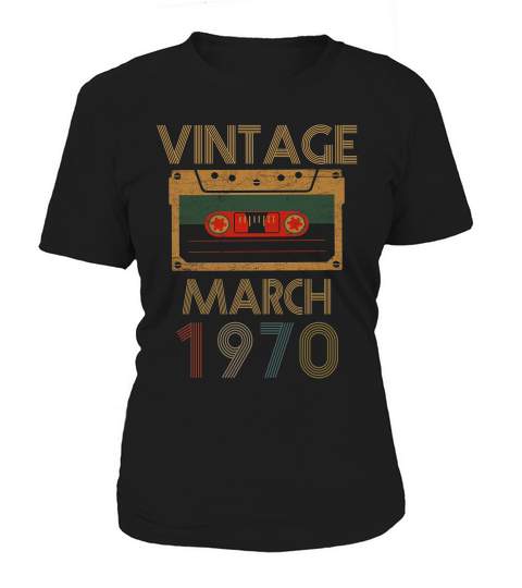 Vintage March 1970 Women's T-Shirt