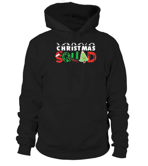 Christmas Squad Xmas Tree Family Dinner Matching Hoodie Unisex