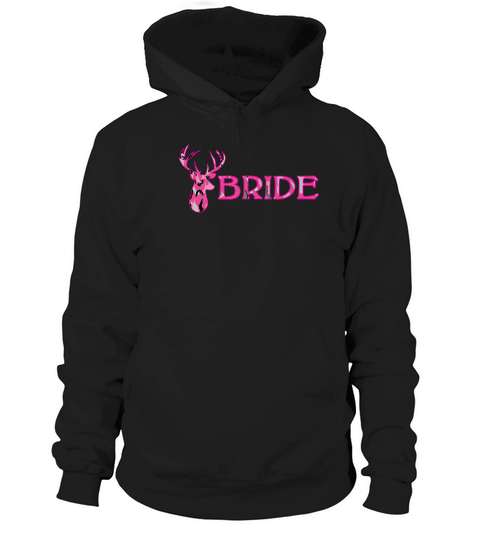 Wedding Bachelorette Deer Camouflage Bride Shirt Hoodie Unisex