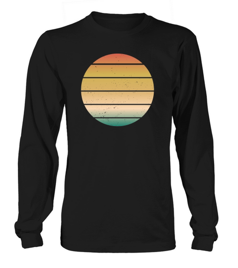 Vintage Retro Sunset (5) Long sleeved Unisex