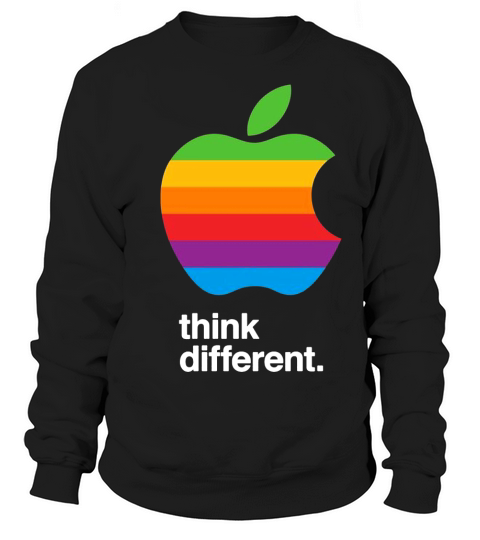 Apple Think Different Vintage Macintosh Sweatshirt Unisex