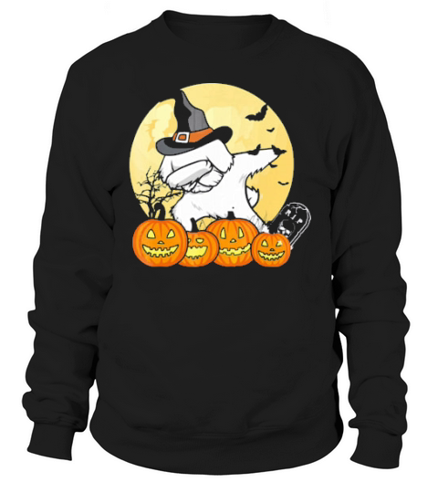 Funny Maltese Dog Lovers Halloween Day Sweatshirt Unisex