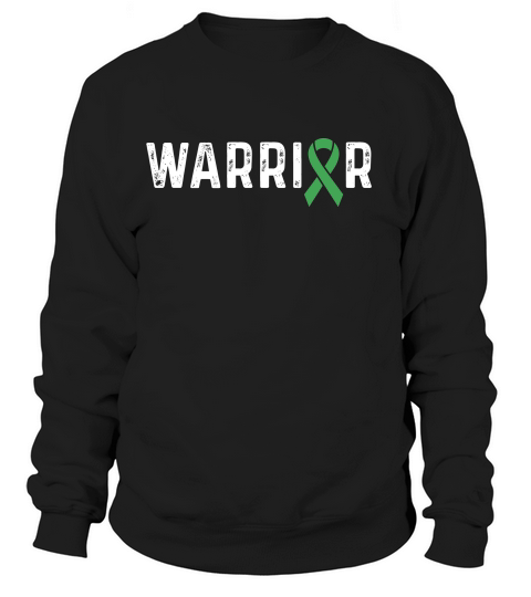 Lyme Disease Awareness Products Green Ribbon Warrior T-shirt Sweatshirt Unisex
