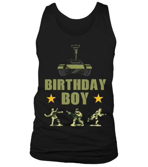 Birthday Army Party Army Decorations Boys Birthday Party Tee Tank Top Unisex