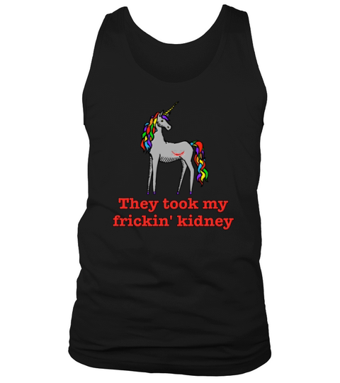 Charlie Unicorn They Took My Frickin  Kidney Tank Top Unisex