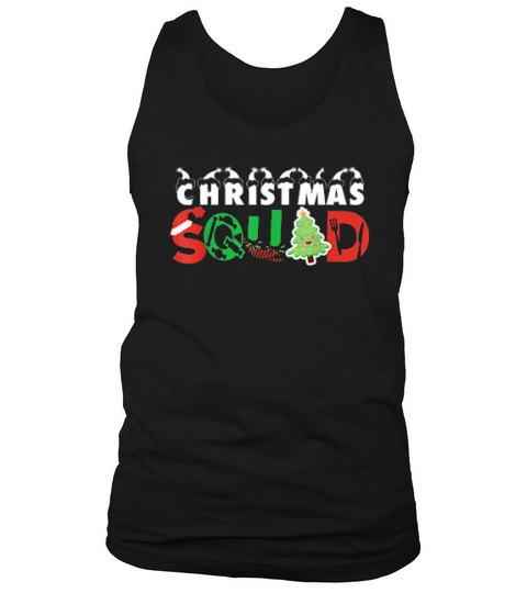 Christmas Squad Xmas Tree Family Dinner Matching Tank Top Unisex