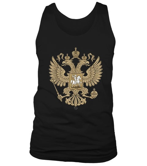 Double Headed Eagle Russian Coat Of Arms Vintage Retro Gift Tank Top Unisex