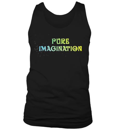 Pure Imagination Retro Text Cute Graphic Tank Top Unisex