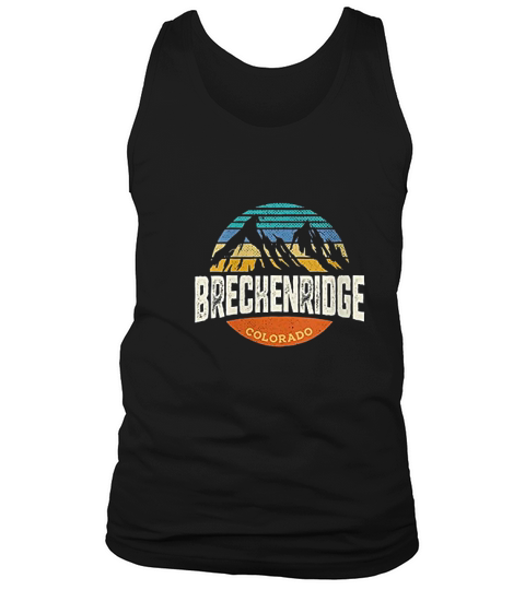 Vintage Breckenridge Colorado Outdoor Graphic Tank Top Unisex
