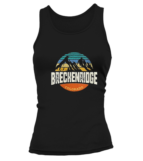 Vintage Breckenridge Colorado Outdoor Graphic Tank top Woman