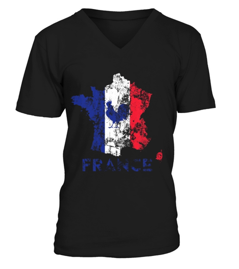 France Jersey Shirt Soccer Flag Champions Men Women Kid V-Neck T-shirt