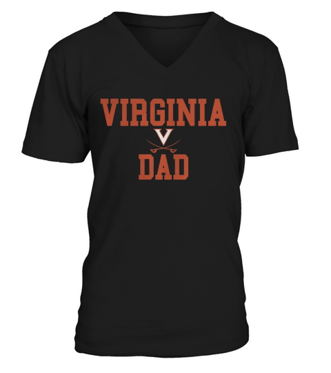 University Of Virginia Dad V-Neck T-shirt
