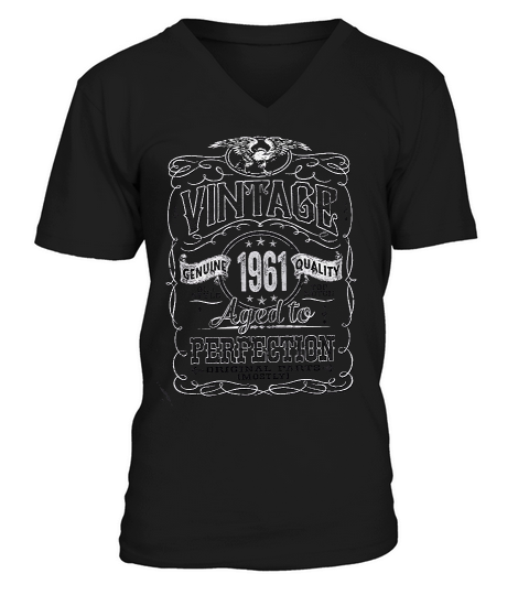 Vintage 1961 Aged To Perfection V-Neck T-shirt
