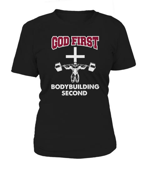 God And Bodybuilding Christian Novelty Gif Women's T-Shirt