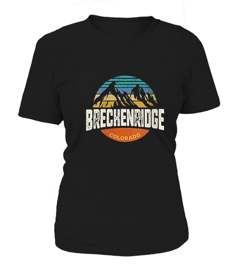 Vintage Breckenridge Colorado Outdoor Graphic Women's T-Shirt