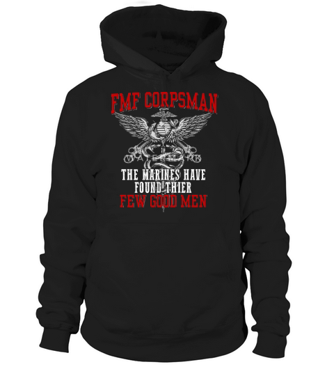 fmf devil us navy corpsman doc badass army veteran mens t shirt Hoodie Unisex