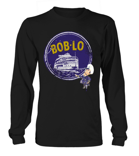 Vintage Retro Classic Cute Detroit Boblo Island  T-Shirt Long sleeved Unisex
