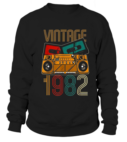 39th Birthday Gifts - Years Old Vintage 1982 Sweatshirt Unisex