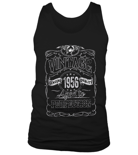 65th Birthday Gift Vintage 1956 Aged To Perfection Tank Top Unisex