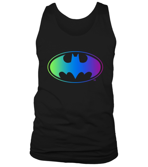 Batman Neon Logo Colors T-Shirt Unisex Tank Top Unisex