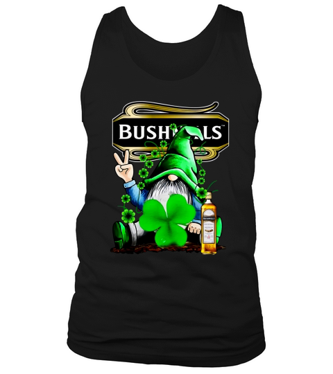 Gnome and Bushmills Irish Whiskey shamrock St Patrick’s Day shirt Tank Top Unisex