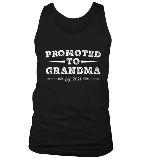 Vintage Grandma  Promoted To Grandma Est 2021 Tank Top Unisex