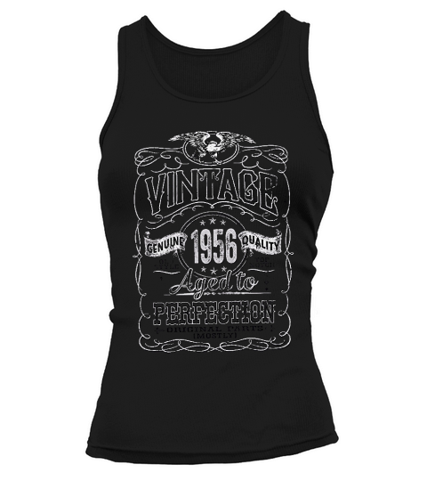 65th Birthday Gift Vintage 1956 Aged To Perfection Tank top Woman