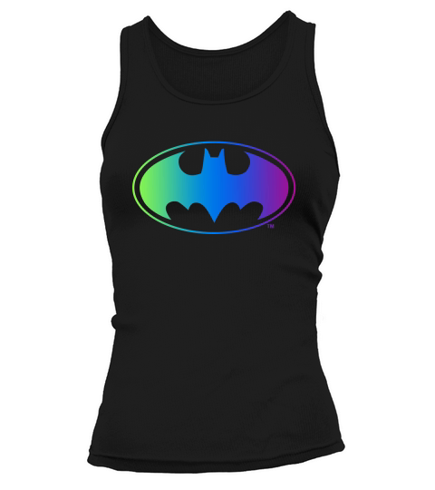 Batman Neon Logo Colors T-Shirt Unisex Tank top Woman