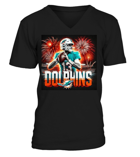 Dolrhins V-Neck T-shirt