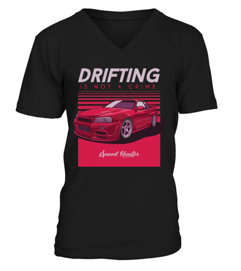 Vintage Car 6 V-Neck T-shirt