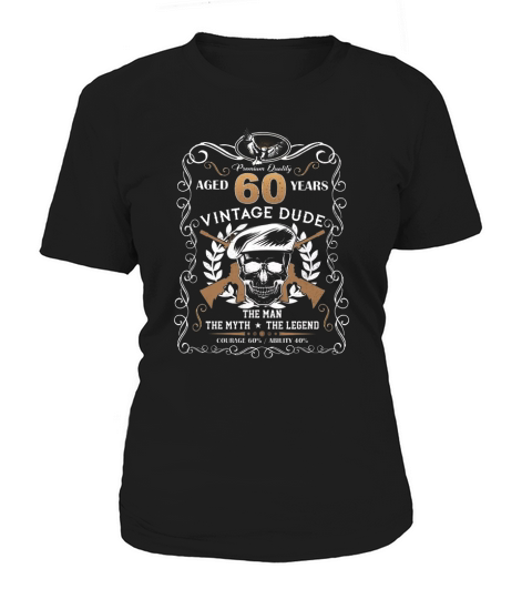 60th birthday Skull Aged 60 Years Vintage 60 Dude Women's T-Shirt