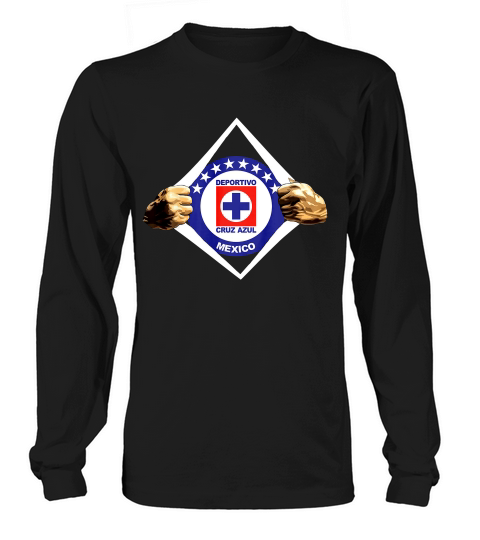 Cruz Azul T-shirt Heartbeat Love For Football Soccer Fans Long sleeved Unisex
