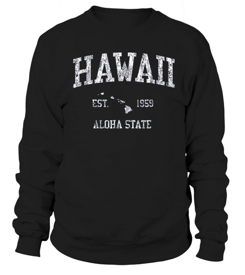 Hawaii Vintage Sports Sweatshirt Unisex