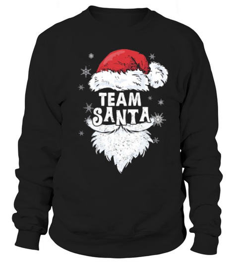 Team Santa Christmas Family Matching Pajamas Xmas Celebrate Sweatshirt Unisex