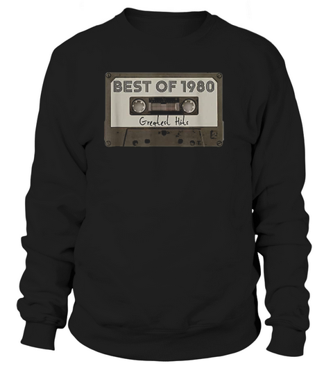 Vintage Best Of 1980 Retro 41st Birthday Gift Sweatshirt Unisex