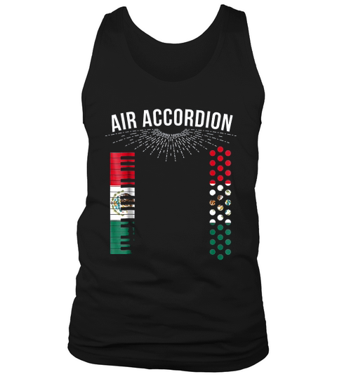 Air Accordion Mexican Flag Tank Top Unisex