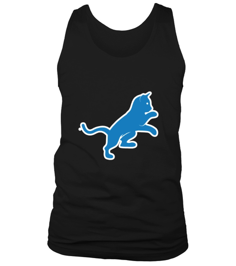 Cute Cat Detroit Lions Football Style Unisex T-Shirt Tank Top Unisex
