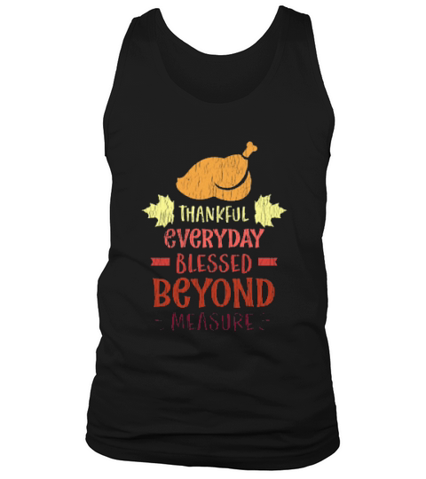 Thankful And Blessed Thanksgiving Family Costume Party Tank Top Unisex