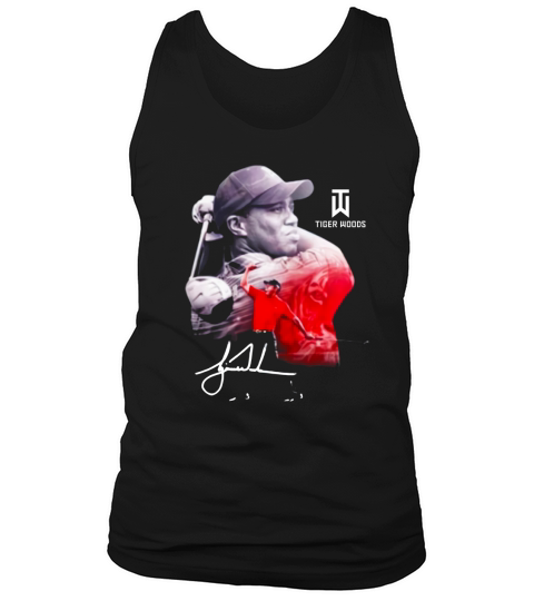 Tiger Woods golf player signature shirt Tank Top Unisex