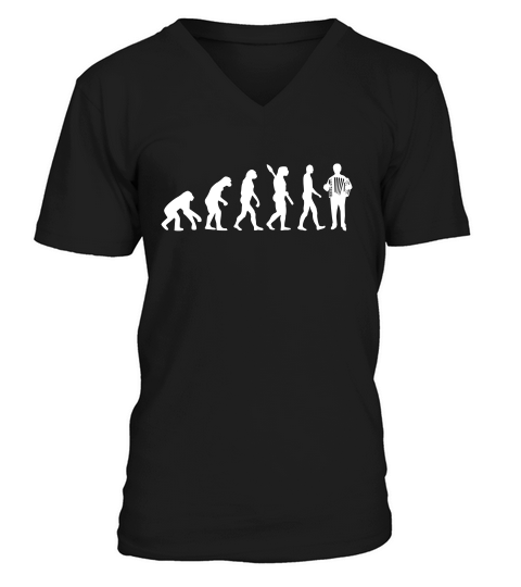 Accordion Evolution V-Neck T-shirt