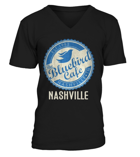 Bluebird Cafe Nashville V-Neck T-shirt