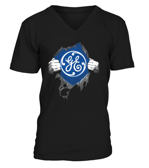 GENERAL ELECTRIC V-Neck T-shirt