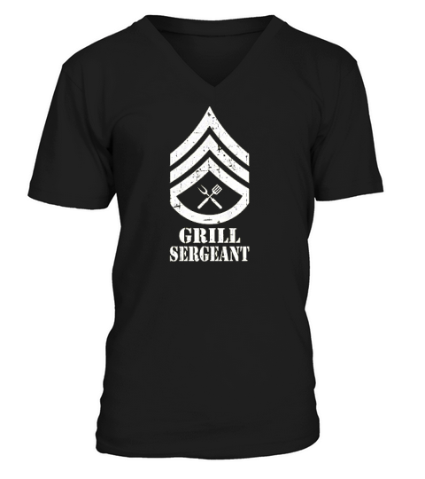 Grill Sergeant V-Neck T-shirt