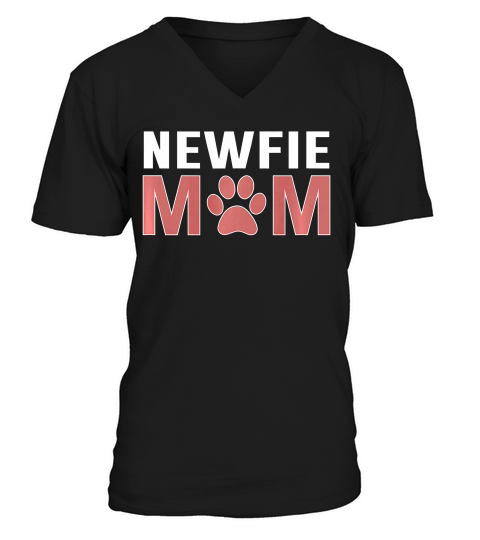 Newfoundland Dog Mom T-shirt V-Neck T-shirt
