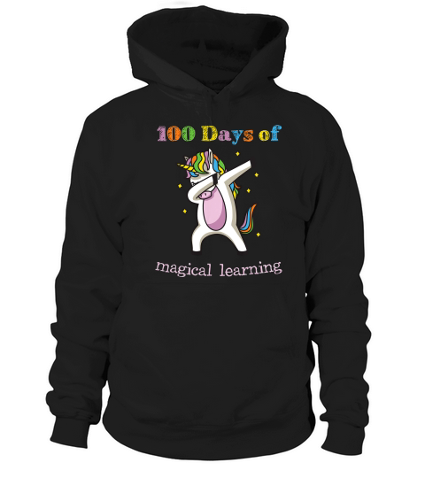100th Day Of School Unicorn - Kids And Teachers T-shirt Hoodie Unisex