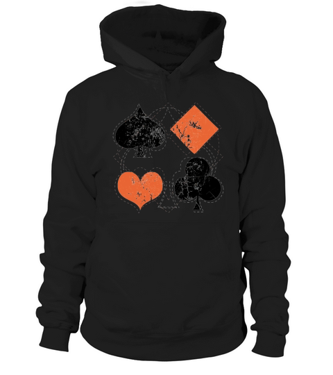 vintage poker playing cards Hoodie Unisex