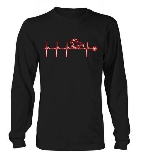 Horse Racing Heartbea Long sleeved Unisex