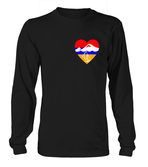 Love Armenia Ararat Armenian For Men, Women, Kids T-shirt Long sleeved Unisex